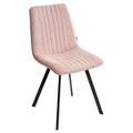 миниатюра Стул ELVIS WZ2042-10 пепел розы/ черный каркас М-City №1