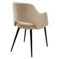 миниатюра Стул FANTINE-LA БЕЖЕВЫЙ #5, велюр / черный каркас М-City №2
