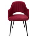 миниатюра Стул FANTINE-LA ВИННЫЙ #16, велюр / черный каркас М-City №2