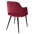 миниатюра Стул FANTINE-LA ВИННЫЙ #16, велюр / черный каркас М-City №3