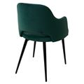 миниатюра Стул FANTINE-LA ЗЕЛЕНЫЙ #19, велюр / черный каркас М-City №3