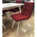 миниатюра Стул CHILLI SQUARE UF860-16B красный, ткань/ белый каркас М-City №4