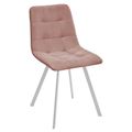 миниатюра Стул CHILLI-Q SQUARE розовый #15, велюр / белый каркас М-City №1