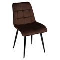 миниатюра Стул CHIC G062-10 шоколадный, велюр М-City №1