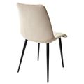 миниатюра Стул CHIC-Q бежевый #5, велюр / черный каркас М-City №2