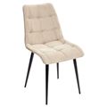 миниатюра Стул CHIC-Q бежевый #5, велюр / черный каркас М-City №1