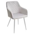 миниатюра Стул BRANDY BLUVEL-03 светло-серый/ белый каркас, М-City №1