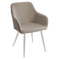 миниатюра Стул BRANDY BLUVEL-40 бежевый/ белый каркас, М-City №1