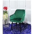 миниатюра Стул BRANDY зеленый, велюр G062-18 М-City №4