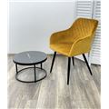 миниатюра Стул BRANDY BLUVEL-68 желтый/ черный каркас, М-City №4