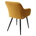 миниатюра Стул BRANDY BLUVEL-68 желтый/ черный каркас, М-City №3
