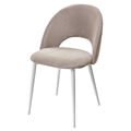 миниатюра Стул MAX латте #25, велюр / белый каркас М-City №4