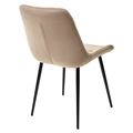 миниатюра Стул ХОФМАН, цвет капучино #H65, велюр / черный каркас 4 шт./1 к М-City №4
