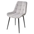 миниатюра Стул ХОФМАН, цвет светло-серый #H09, велюр / черный каркас 4 шт./1 к М-City №4