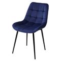 миниатюра Стул ХОФМАН, цвет темно-синий #H60, велюр / черный каркас 4 шт./1 к М-City №4