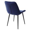 миниатюра Стул ХОФМАН, цвет темно-синий #H60, велюр / черный каркас 4 шт./1 к М-City №2