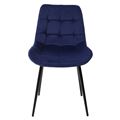 миниатюра Стул ХОФМАН, цвет темно-синий #H60, велюр / черный каркас 4 шт./1 к М-City №3