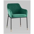 миниатюра Стул Сандра велюр изумрудный №1