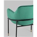 миниатюра Стул Сандра велюр изумрудный №5