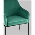 миниатюра Стул Сандра велюр изумрудный №6