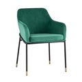 миниатюра Стул Сандра велюр изумрудный №8