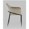 миниатюра Стул Сандра велюр шампань №3