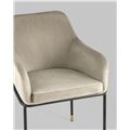 миниатюра Стул Сандра велюр шампань №7