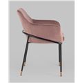 миниатюра Стул Сандра велюр пыльно-розовый №2