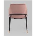 миниатюра Стул Сандра велюр пыльно-розовый №3