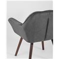 миниатюра Кресло Брайан темно-серое №6