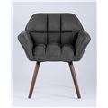 миниатюра Кресло Брайан темно-серое №8