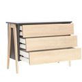 миниатюра Комод Сканди 3 ящ Натуральное дерево/серый ясень №2