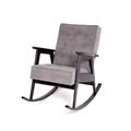 миниатюра Кресло-качалка РЕТРО (венге / RS 15 - темно-серый) №4