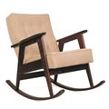 миниатюра Кресло-качалка РЕТРО (темный тон / RS 03 - бежевый) №1