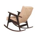 миниатюра Кресло-качалка РЕТРО (темный тон / RS 03 - бежевый) №2