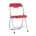 миниатюра Стул складной ДЖОН металлик, красный №1