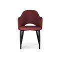 миниатюра Стул Vener wine red / black №2
