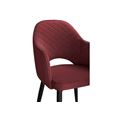 миниатюра Стул Vener wine red / black №5