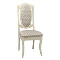 миниатюра Стул "Королевский" (Слоновая кость/ткань Крапинка) №1
