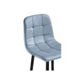 миниатюра Барный стул Chio blue / black №5
