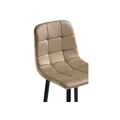 миниатюра Барный стул Chio dark beige / black №5