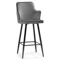 миниатюра Барный стул Feona dark gray №1
