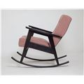 миниатюра Кресло-качалка РЕТРО (венге / RS 12 - розовый) №2