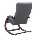 миниатюра Кресло-качалка Милано  (Орех текстура/ткань Малмо 95) №3