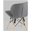 миниатюра Стул Бон рогожка темно-серый №5