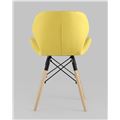 миниатюра Стул Бон рогожка желтый №3