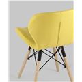 миниатюра Стул Бон рогожка желтый №5
