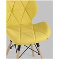 миниатюра Стул Бон рогожка желтый №6