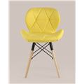 миниатюра Стул Бон рогожка желтый №7
