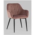 миниатюра Стул Алекса велюр пыльно-розовый №1